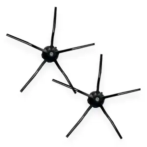 Szczotka boczna gumowa Roborock 5-ramienna - czarna (2szt.)