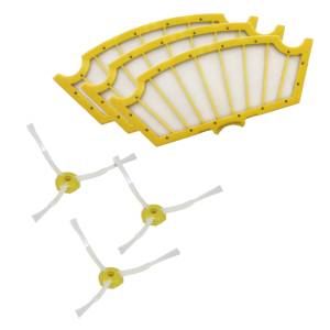 Zestaw iRobot Roomba: 3 filtry, 3 wirujące szczotki boczne seria 500