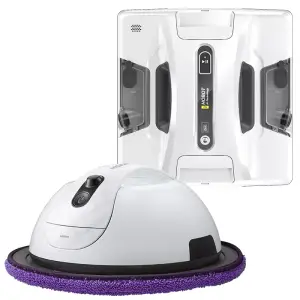 HOBOT 2S + Automatyczny Mop Moneual Monspin MS200