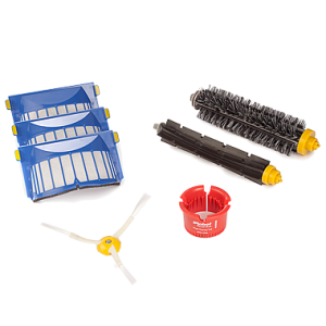 Zestaw iRobot Roomba - 3 filtry AeroVac, wirująca szczotka boczna, narzędzie czyszczące, szczotka główna, szczotka główna gumowa seria 600 / 700