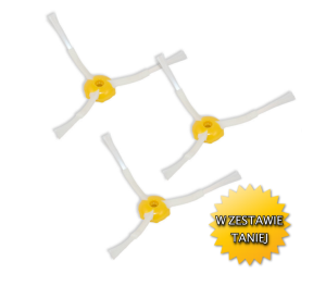 Wirująca Szczotka Boczna iRobot Roomba 3-ramienna seria 500 / 600 / 700 (3 sztuki)