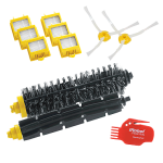 Zestaw iRobot Roomba - 6 filtrów HEPA, 2 wirujące szczotki boczne, szczotka główna z włosiem, szczotka główna gumowa, narzędzie do czyszczenia