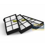Filtr Powietrza Aero Force iRobot Roomba seria 800 / 900 (3 sztuki)