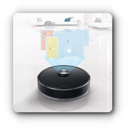 Xiaomi Roborock S6 Black - nawigacja