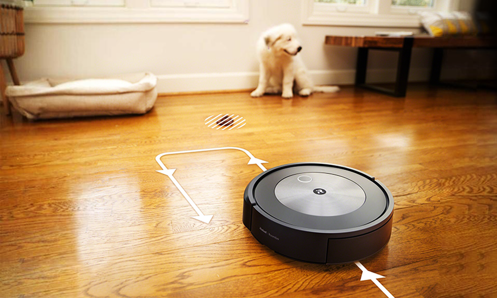 Omijanie przeszkód przez robota sprzątającego iRobot Roomba j7+