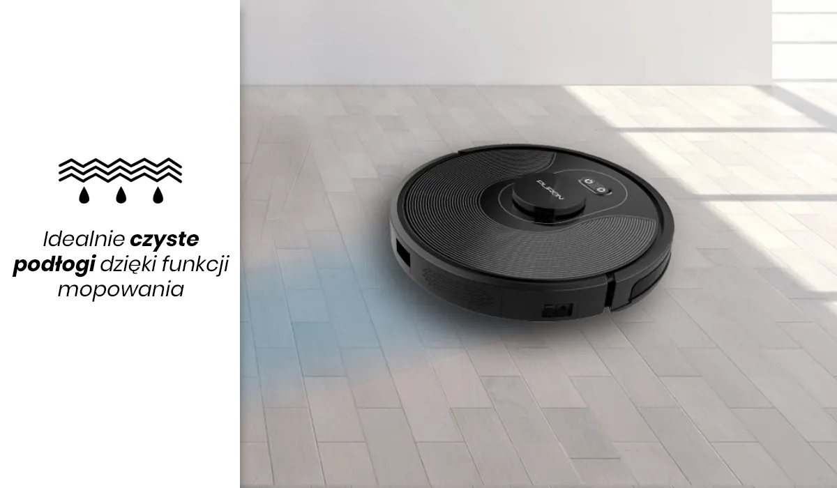 Robot sprzątający Puron PR10 z funkcją mycia podłóg